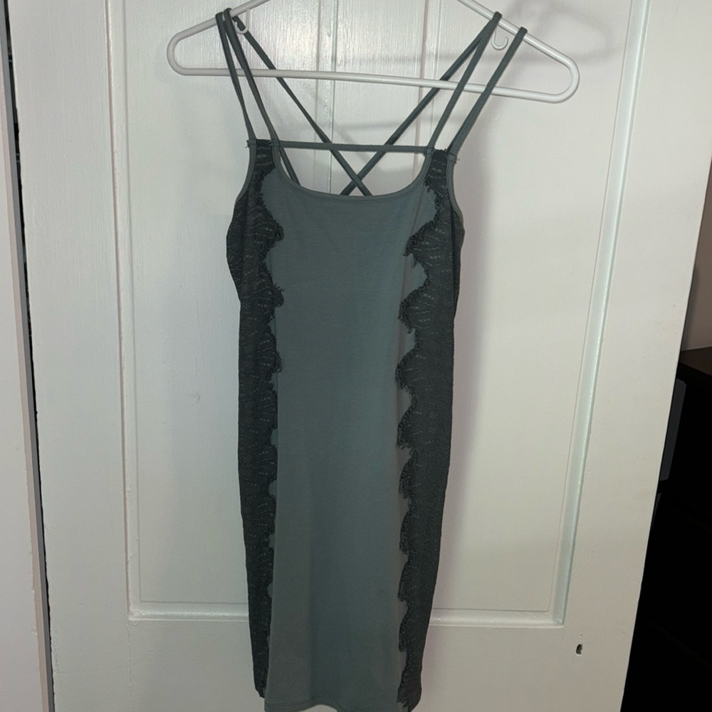 NWT. Teal, free people body con dress